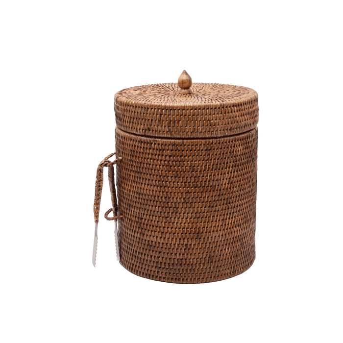 Bamboo rattan ice bucket. Size L