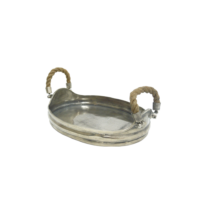 Silver plated pewter tray