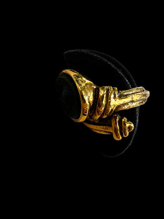 Bronze cameo ring"The god Mercury, messenger of the gods"