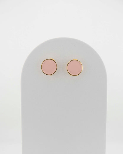 Handcrafted in Tuscany, the MarriCortona Smalto Earrings in 18k gold bronze with hand-painted enamel reflect Italian artistry, color, and timeless elegance.