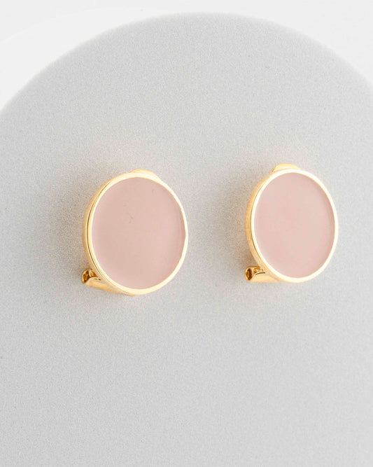 Handcrafted in Tuscany, the MarriCortona Smalto Earrings in 18k gold bronze with hand-painted enamel reflect Italian artistry, color, and timeless elegance.