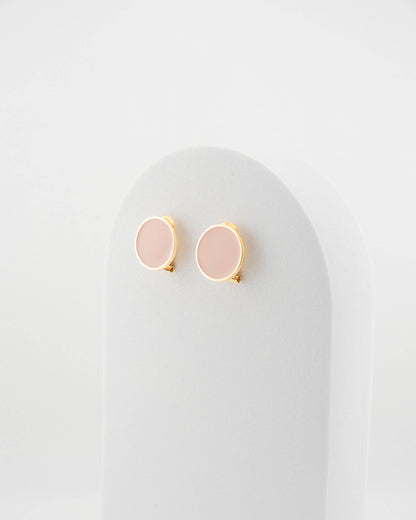 Handcrafted in Tuscany, the MarriCortona Smalto Earrings in 18k gold bronze with hand-painted enamel reflect Italian artistry, color, and timeless elegance.