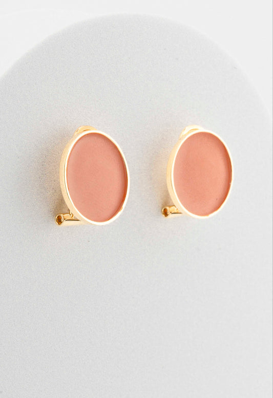 Handcrafted in Tuscany, the MarriCortona Smalto Earrings in 18k gold bronze with hand-painted enamel reflect Italian artistry, color, and timeless elegance.