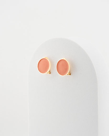 Handcrafted in Tuscany, the MarriCortona Smalto Earrings in 18k gold bronze with hand-painted enamel reflect Italian artistry, color, and timeless elegance.