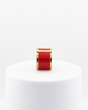 Anello smalto  'Rosso Valentino'