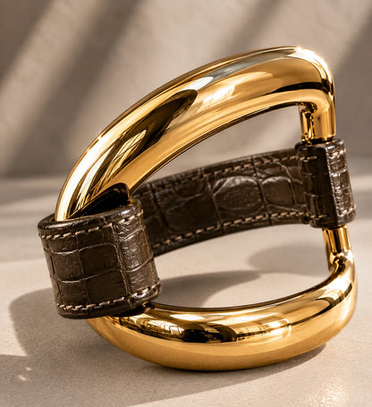 Bracciale Alligator 'Cioccolato'