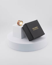 Handcrafted in Tuscany, the MarriCortona Smalto Rings combine 18k gold and hand-painted enamel — vibrant, refined, and authentically Made in Italy.