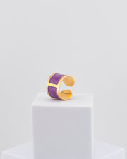 Handcrafted in Tuscany, the MarriCortona Smalto Rings combine 18k gold and hand-painted enamel — vibrant, refined, and authentically Made in Italy.