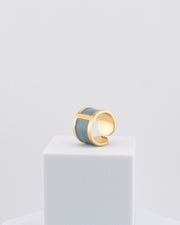 Handcrafted in Tuscany, the MarriCortona Smalto Rings combine 18k gold and hand-painted enamel — vibrant, refined, and authentically Made in Italy.