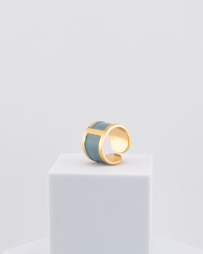 Handcrafted in Tuscany, the MarriCortona Smalto Rings combine 18k gold and hand-painted enamel — vibrant, refined, and authentically Made in Italy.