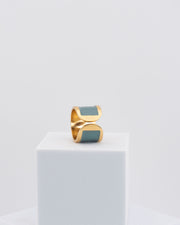 Handcrafted in Tuscany, the MarriCortona Smalto Rings combine 18k gold and hand-painted enamel — vibrant, refined, and authentically Made in Italy.