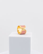 Handcrafted in Tuscany, the MarriCortona Smalto Rings combine 18k gold and hand-painted enamel — vibrant, refined, and authentically Made in Italy.