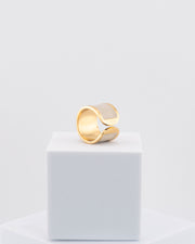 Handcrafted in Tuscany, the MarriCortona Smalto Rings combine 18k gold and hand-painted enamel — vibrant, refined, and authentically Made in Italy.