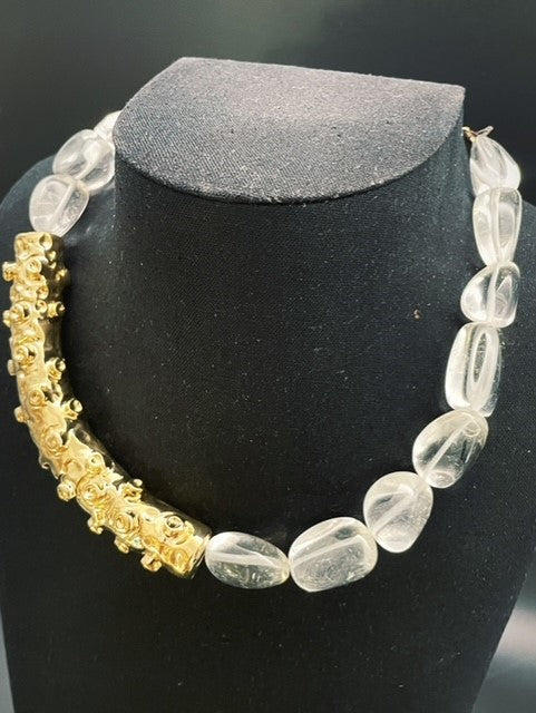 Collana Octopus ‘Cristallo di rocca"