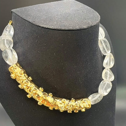 Collana Octopus ‘Cristallo di rocca"