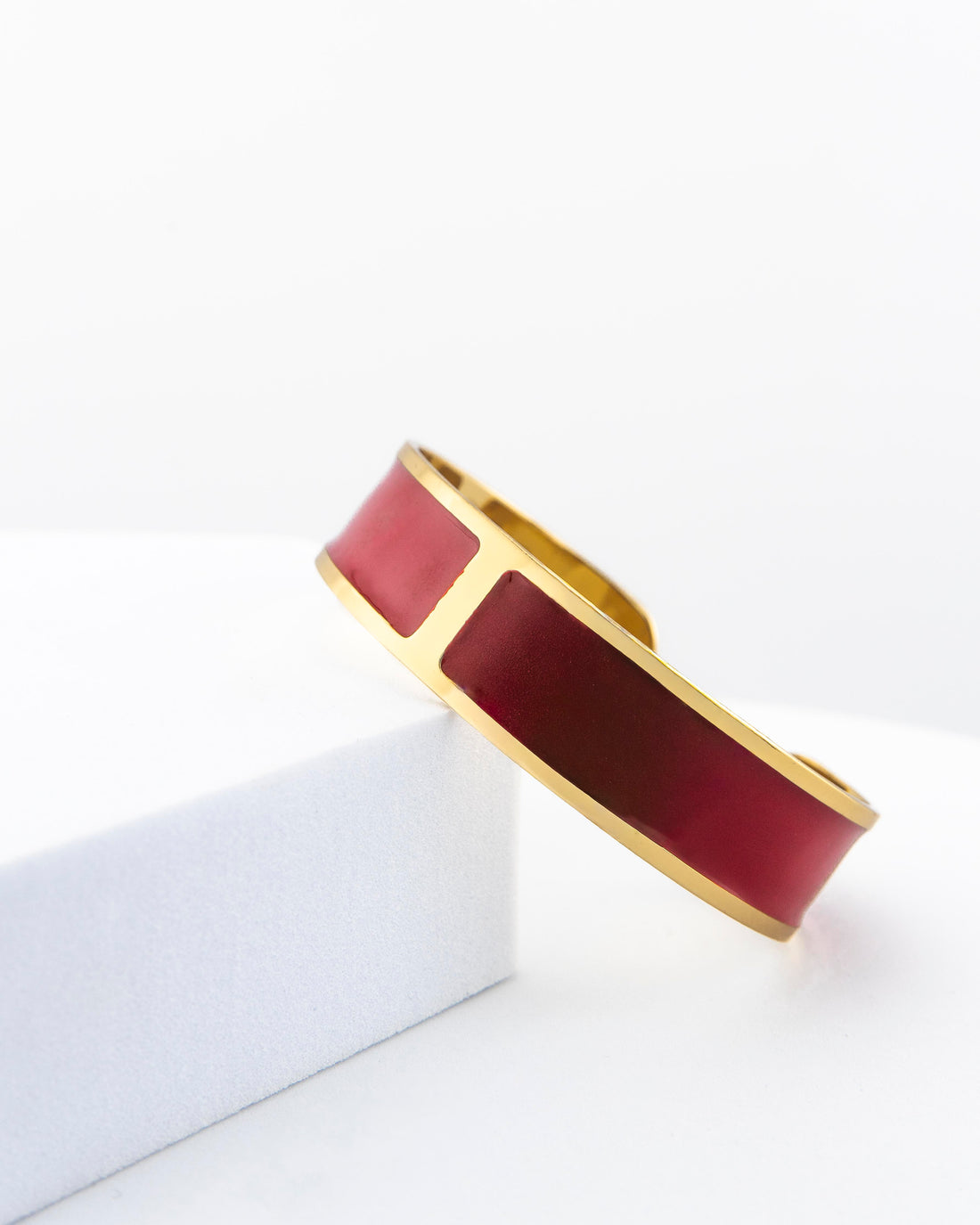 Bracciale Smalto M mm 15  'Rosso Valentino'