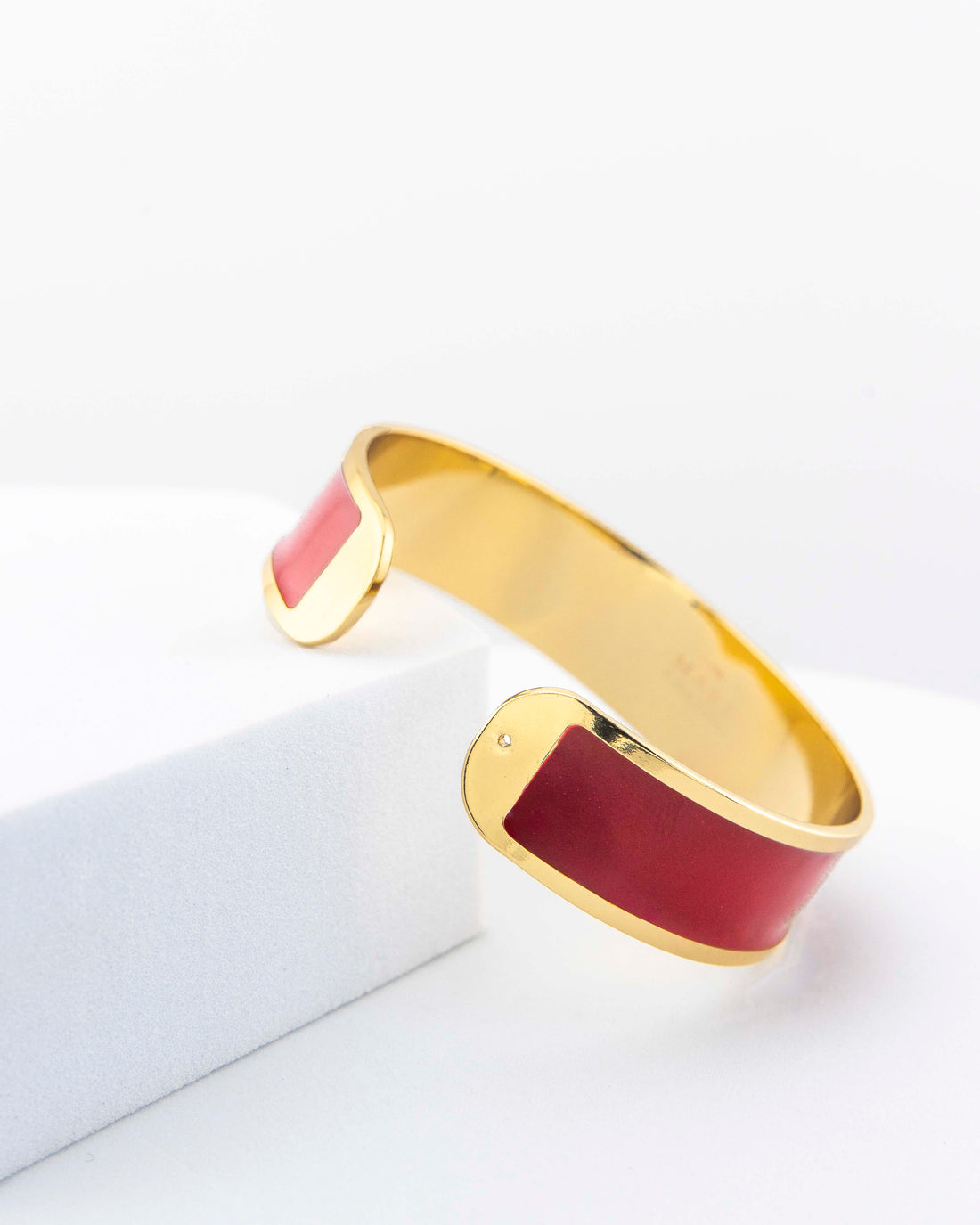 Bracciale Smalto M mm 15  'Rosso Valentino'
