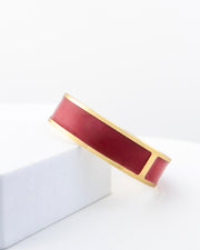 Bracciale Smalto M mm 15  'Rosso Valentino'