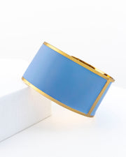 Bracciale Smalto L mm 30 'Celeste pastello'