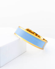 Bracciale Smalto M mm 15  'Celeste pastello'