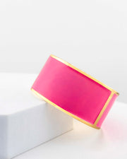 Bracciale Smalto L mm 30 'Rosa Valentino'