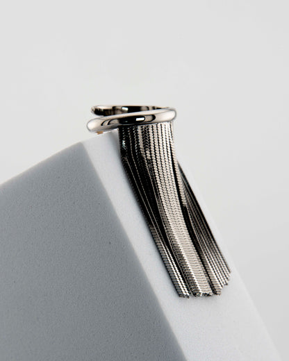 Handcrafted in Tuscany, MarriCortona Voilà Ring in bronze in bronze 18k gold plated blends strength and grace — a bold statement of Italian contemporary elegance.