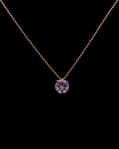 La Pietra dell’Anima di Febbraio  Choker Ametista 1,78 ct Diametro 8 mm