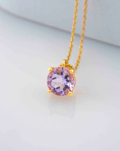 La Pietra dell’Anima di Febbraio  Choker Ametista 1,78 ct Diametro 8 mm