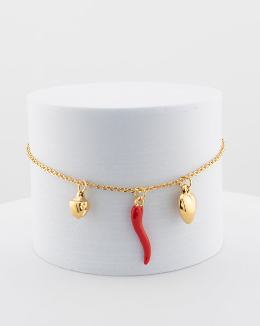 Cavigliera Cuore e Magia