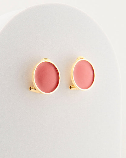 Handcrafted in Tuscany, the MarriCortona Smalto Earrings in 18k gold bronze with hand-painted enamel reflect Italian artistry, color, and timeless elegance.