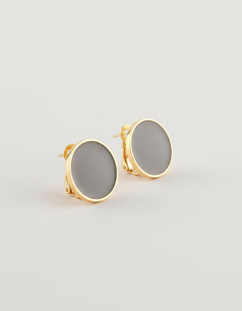 Handcrafted in Tuscany, the MarriCortona Smalto Earrings in 18k gold bronze with hand-painted enamel reflect Italian artistry, color, and timeless elegance.