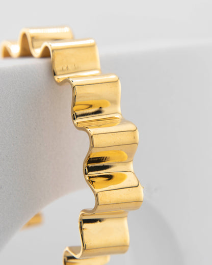 Bracciale 'Onde' h.1 cm misura S ( polso fino a 17 cm)