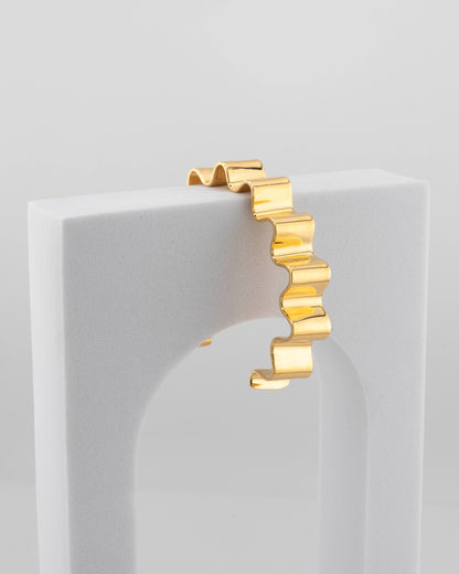 Bracciale 'Onde' h.1 cm misura S ( polso fino a 17 cm)