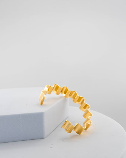 Bracciale 'Onde' h.1 cm misura S ( polso fino a 17 cm)