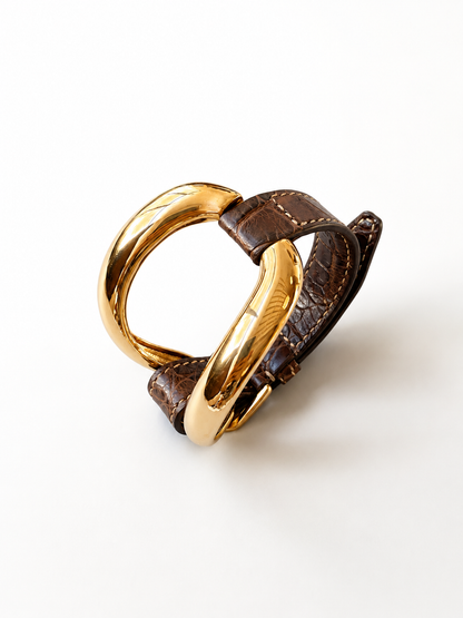Pulsera de aligátor «Chocolate»