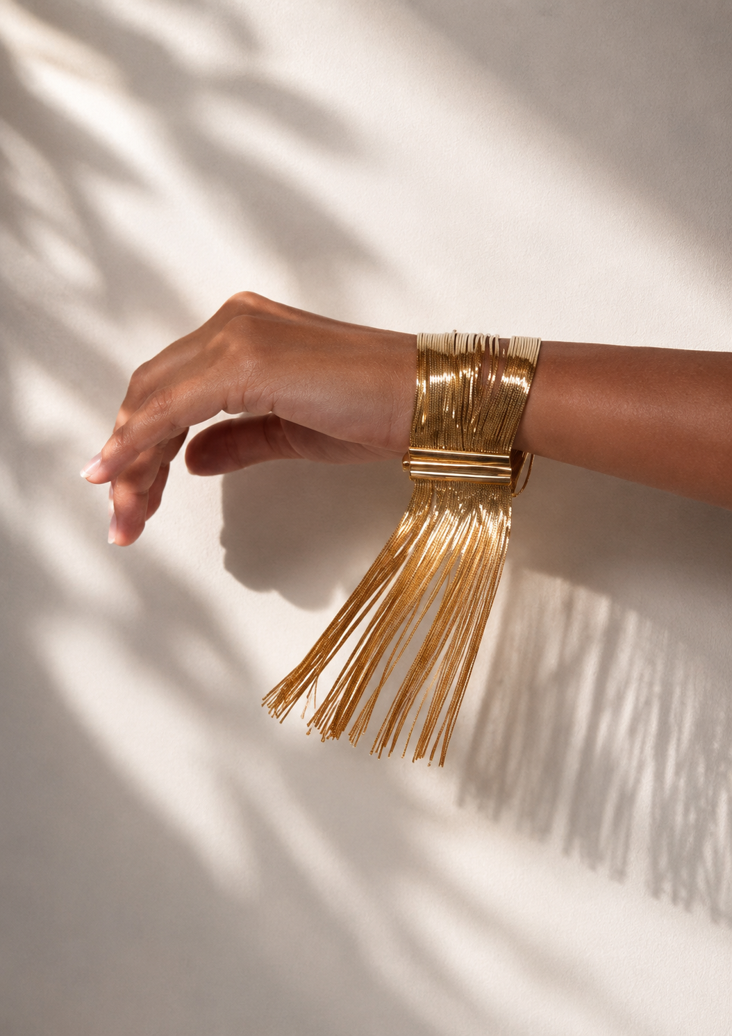 Pulsera 'Voila' chapado en oro amarillo talla S