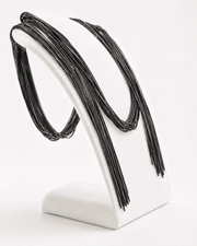 Collana Voila' con 18 Fili Oro Nero
