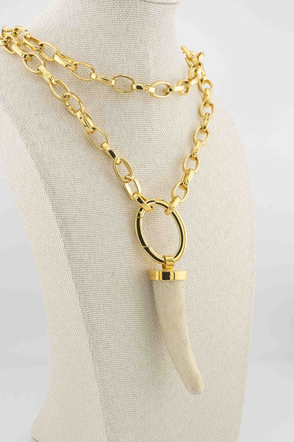 Corno di cervo  con catena n.1