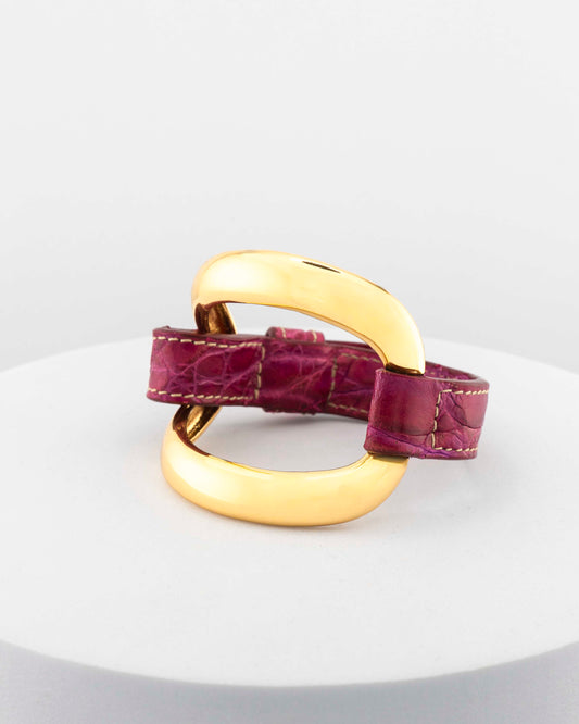 Bracciale Alligator 'Mirtillo'