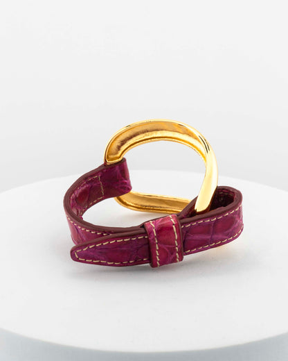 Bracciale Alligator 'Mirtillo'