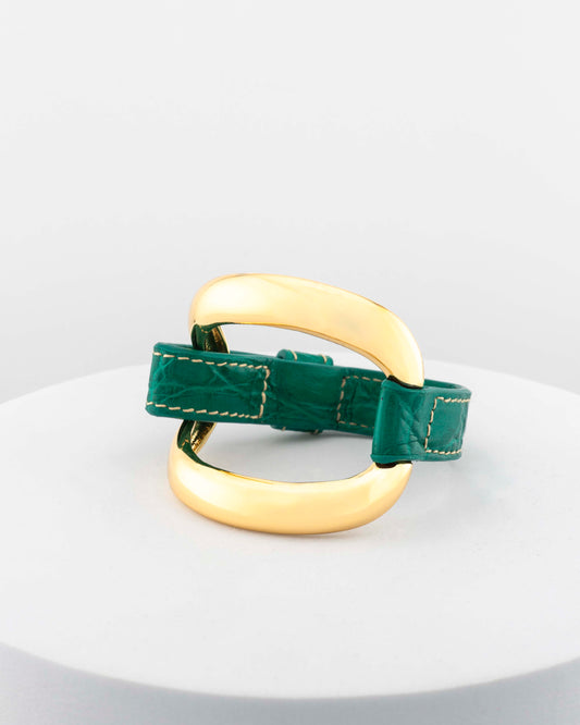 Bracciale Alligator 'Verde Smeraldo'
