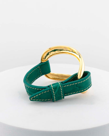 Bracciale Alligator 'Verde Smeraldo'