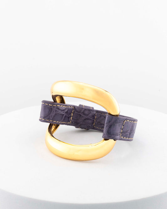 Bracciale Alligator 'Glicine'