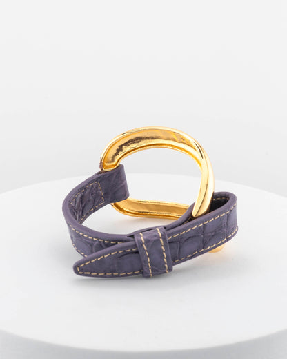 Bracciale Alligator 'Glicine'