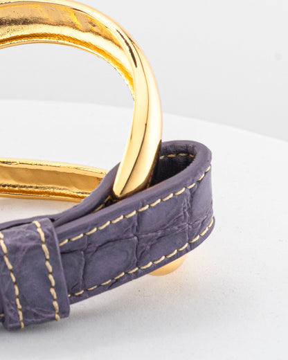 Bracciale Alligator 'Glicine'