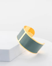 Bracciale Smalto L mm 30 'Azzurro Polvere'