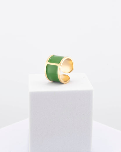 Anillo esmaltado 'Ciprés'