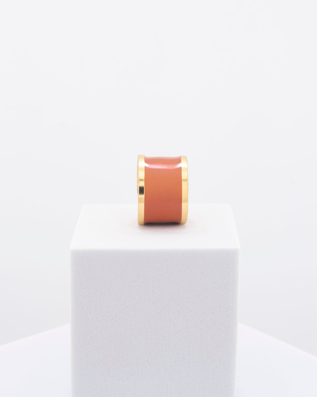 'Terracotta' enamel ring