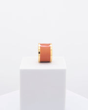 'Terracotta' enamel ring