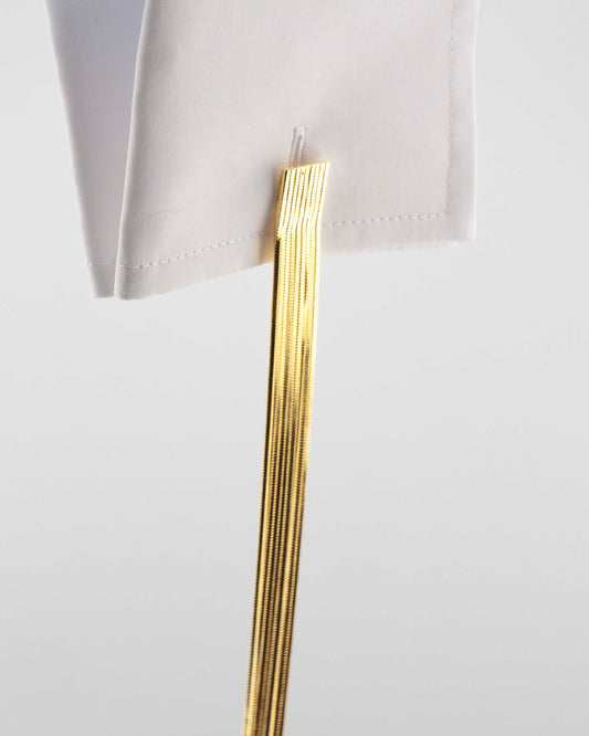 Handcrafted in Tuscany, the MarriCortona Voilà Cufflinks in 18k gold bronze blend Italian artistry and bold design — elegance redefined with modern flair.